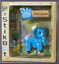 StikElephant (Blue) Action Figure