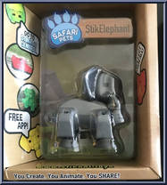 StikElephant (Gray) Action Figure