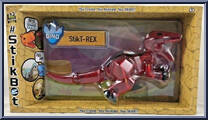 StikT-Rex (Clear Red) from Stikbot - Mega Dino manufactured by Zing [Front]