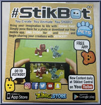 StikBulldog (Clear Brown) from Stikbot - Pets manufactured by Zing [Back]