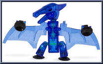 StikPterodactyl (Sparkling Clear Blue) from Stikbot - Dino Eggs manufactured by Zing [Loose]