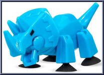 StikTriceratops (Blue) from Stikbot - Dino Eggs manufactured by Zing [Loose]