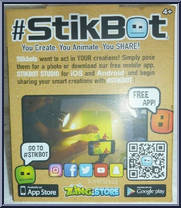 Tan Bot from Stikbot - Basic Series manufactured by Zing [Back]