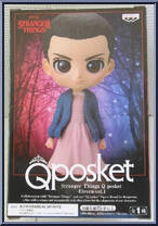 Eleven (Vol. 1) from Stranger Things - Q Posket manufactured by Bandai [Back]