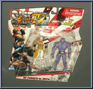 El Fuerte vs. Seth from Street Fighter IV - Basic Series manufactured by Jazwares [Front]