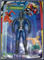 Spider-Man (Black / Blue) from Super Change - Bootleg Series manufactured by Unknown [Front]