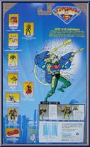 Superman (Deep Dive) from Superman - Animated Series - Series 1 manufactured by Kenner [Back]