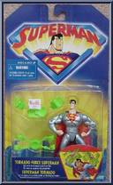Superman (Tornado Force) from Superman - Animated Series - Series 3 manufactured by Kenner [Front]