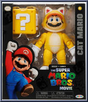 Cat Mario (Question Block) from Super Mario Bros. - Movie - 5" Scale manufactured by Jakks Pacific [Front]