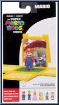 Mario from Super Mario Bros. - Movie - Mini Figures with Question Block manufactured by Jakks Pacific [Back]