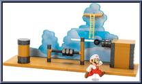 Airship Deck Playset from Super Mario - Playsets manufactured by Jakks Pacific [Loose]