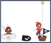 Cloud Diorama Playset 2 from Super Mario - Playsets manufactured by Jakks Pacific [Loose]