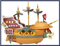 Deluxe Bowser's Airship Playset from Super Mario - Playsets manufactured by Jakks Pacific [Loose]