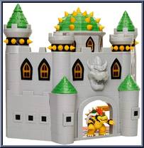 Deluxe Bowser's Castle Playset from Super Mario - Playsets manufactured by Jakks Pacific [Loose]