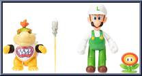 Fire Luigi / Bowser Jr. from Super Mario - Multipacks manufactured by Jakks Pacific [Loose]