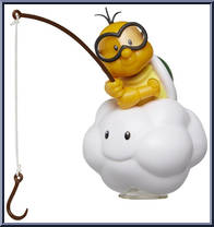Lakitu (with Fishing Pole) from Super Mario - Basic Series manufactured by Jakks Pacific [Loose]