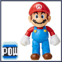 Mario (with POW Block) from Super Mario - Basic Series manufactured by Jakks Pacific [Loose]