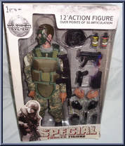 Camo Face Action Figure