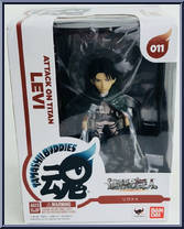 Levi from Tamashii Buddies - Attack on Titan manufactured by Bandai [Front]