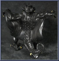 Harbenite Tarzan vs The Mahar from Tarzan - Epic Adventures - At the Earth's Core manufactured by Trendmasters [Loose]