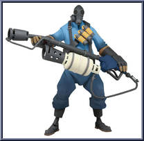 Pyro (Blue) from Team Fortress 2 - Exclusives manufactured by Neca [Loose]