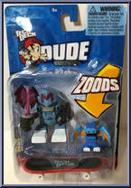 Mort & Blazer from Tech Deck Dude - Zoods 4 manufactured by X-Concepts [Front]