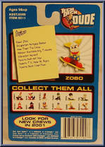 Zobo from Tech Deck Dude - Crew  1 manufactured by X-Concepts [Back]