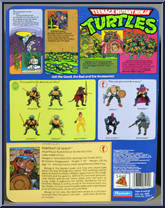 Bebop (Soft Head) from Teenage Mutant Ninja Turtles - 1988 - Basic Figures manufactured by Playmates [Back]