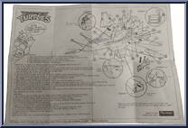 Bubble Bomber from Teenage Mutant Ninja Turtles - Mutant Military - Accessories manufactured by Playmates [Instructions]