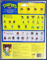Casey Jones from Teenage Mutant Ninja Turtles - 1989 - Basic Figures manufactured by Playmates [Back]