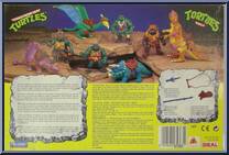 Cave Turtle Raph (with Tubular Pterodactyl) from Teenage Mutant Ninja Turtles - Cave Turtles manufactured by Playmates [Back]