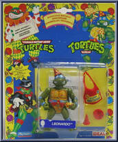 Classic Party Reptile Leo from Teenage Mutant Ninja Turtles - Bodacious Birthday Turtles manufactured by Playmates [Front]