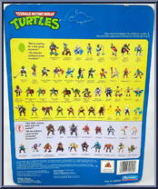 Rappin' Mike from Teenage Mutant Ninja Turtles - Rock 'N Rollin' Turtles manufactured by Playmates [Back]