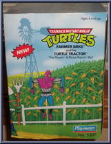 Farmer Mike and his Turtle Tractor from Teenage Mutant Ninja Turtles - Farmer Turtles manufactured by Playmates [Box]