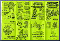 Gags, Jokes and Crazy Weapons #3 from Teenage Mutant Ninja Turtles - 1988 - Accessories manufactured by Playmates [Instructions]