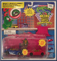 Turtle Transports - Mighty Muscle Combo (with Card) from Teenage Mutant Ninja Turtles - Mini Mutants manufactured by Playmates [Front]