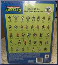 Movie Star Foot Soldier from Teenage Mutant Ninja Turtles - Movie Star Turtles manufactured by Playmates [Back]