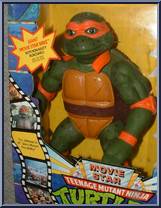 Movie Star Mike from Teenage Mutant Ninja Turtles - Giant Movie Star Turtles manufactured by Playmates [Front]