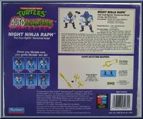 Night Ninja Raph [Reissue] from Teenage Mutant Ninja Turtles - Auto Mutations manufactured by Playmates [Back]