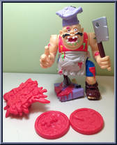 Pizzaface from Teenage Mutant Ninja Turtles - 1990 - Basic Figures manufactured by Playmates [Loose]