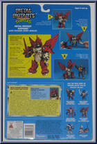 Metal Mutant Raphael from Teenage Mutant Ninja Turtles - Metal Mutants manufactured by Playmates [Back]