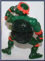 Rock 'N Roll Michaelangelo from Teenage Mutant Ninja Turtles - Wacky Action manufactured by Playmates [Loose]