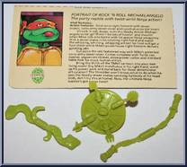Rock 'N Roll Michaelangelo from Teenage Mutant Ninja Turtles - Wacky Action manufactured by Playmates [Loose]