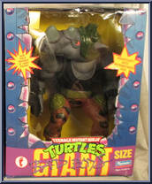 Rocksteady with Retromutagen Gun from Teenage Mutant Ninja Turtles - Giant Size manufactured by Playmates [Front]
