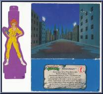 Rocksteady (Soft Head) from Teenage Mutant Ninja Turtles - 1988 - Basic Figures manufactured by Playmates [Stand]