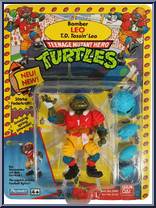 T. D. Tossin' Leo from Teenage Mutant Ninja Turtles - Sewer Sports Allstar Turtles manufactured by Playmates [Front]