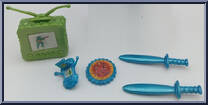 Toon Leo with Bulgin' Eye Action from Teenage Mutant Ninja Turtles - Toon Turtles manufactured by Playmates [Loose]