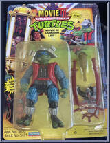 Samurai Leo from Teenage Mutant Ninja Turtles - 1993 Movie III - Basic Series manufactured by Playmates [Front]