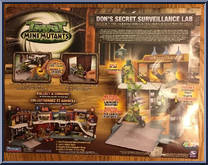 Don's Secret Surveillance Lab from Teenage Mutant Ninja Turtles - 2007 Movie - Mini Mutants manufactured by Playmates [Back]