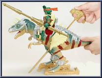 Dino Runners: Aliosaurus with Michelangelo Action Figure